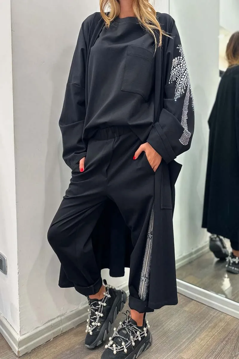 Women's casual loose cardigan